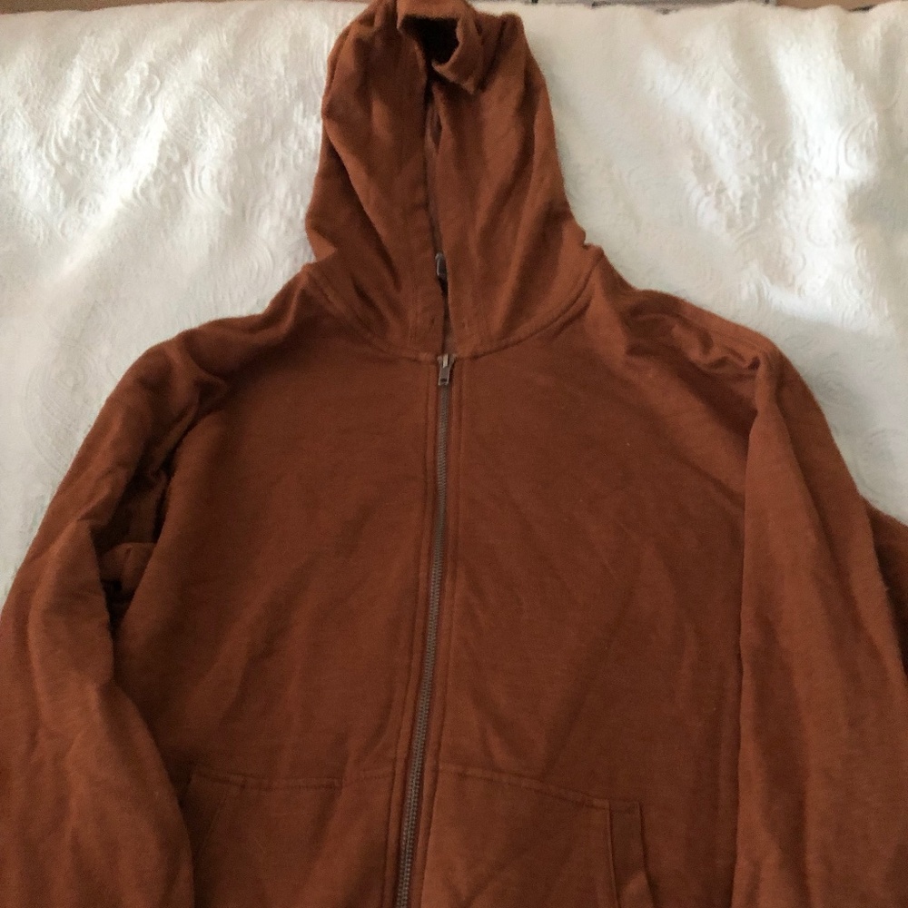 Brown hoodie